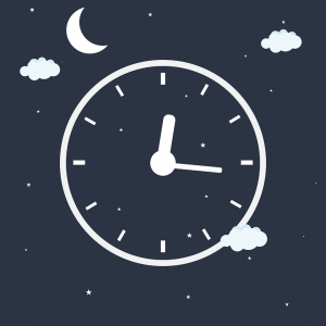 a night time clock
