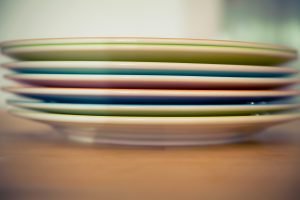 Take care of your plates, even if you have to pack your kitchen in one day