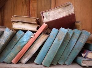 Old books - prevent damages and store your book collection in plastic bins.