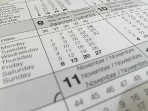 A calendar
