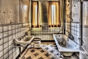 Old bathroom - renovating it will add value to your home