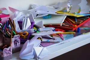 clutter-office supplies